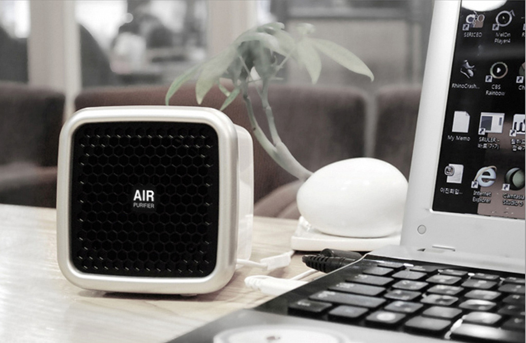 Satechi USB Portable Air Purifier and Fan - очиститель воздуха и вентилятор купить в интернет-магазине icover
