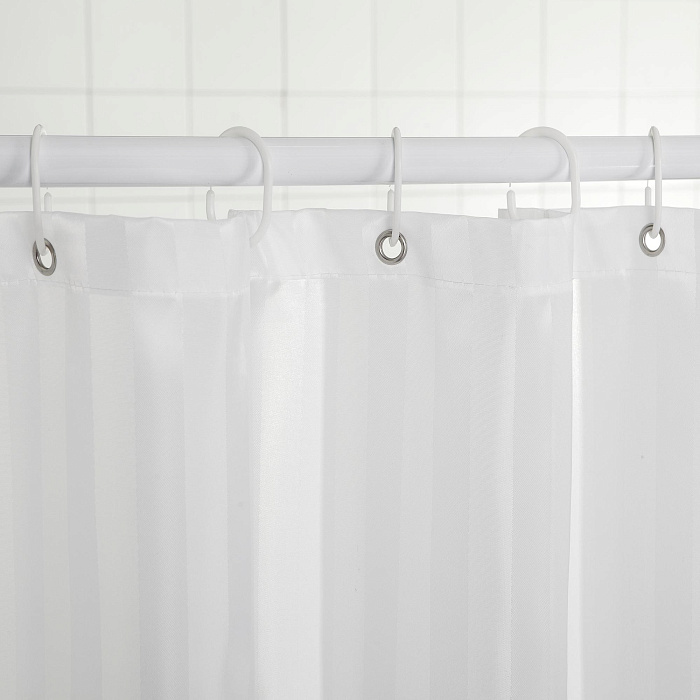 Штора для ванной комнаты Ridberg 180 x 200 см (White) купить в интернет-магазине icover