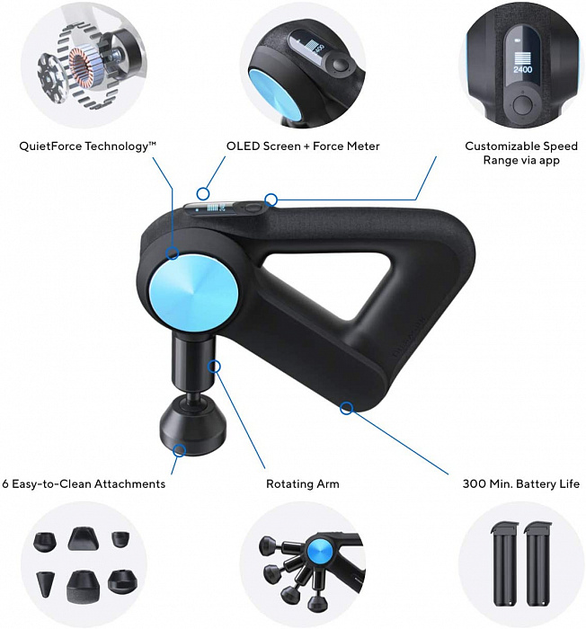 Мышечный массажер Theragun Pro (Black) купить в интернет-магазине icover