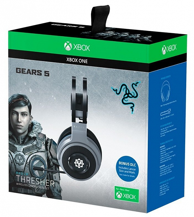 Игровая гарнитура Razer Thresher Gars of War 5 Edition (RZ04-02240200-R3M1) для Xbox One (Black/Silver) купить в интернет-магазине icover