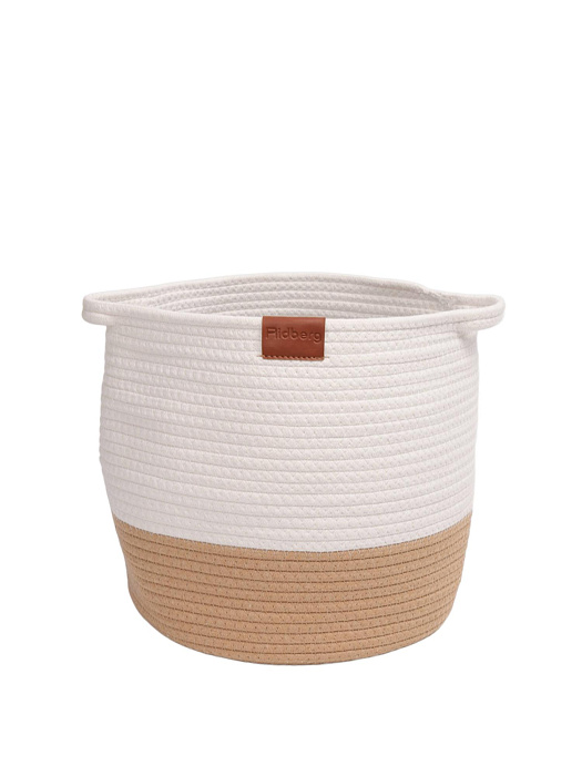 Тканевая корзина Ridberg 30*30 (White/Beige) купить в интернет-магазине icover