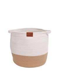Тканевая корзина Ridberg 30*30 (White/Beige) купить в интернет-магазине icover