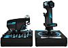 Saitek Pro Flight X-56 Rhino H.O.T.A.S. - джойстик (Black/Blue) купить в интернет-магазине icover