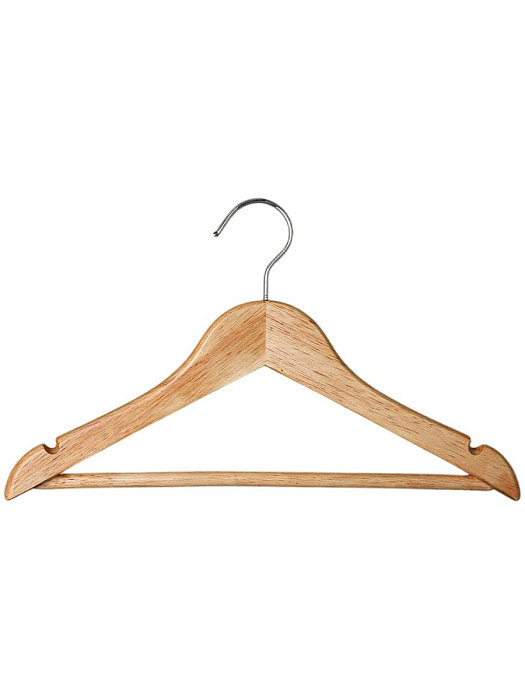 Вешалка-плечики для одежды Ridberg 10 шт деревянные (Light Brown) купить в интернет-магазине icover