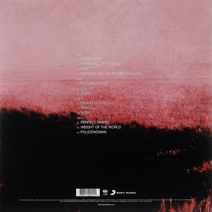Виниловая пластинка Hurts - Surrender (2015) купить в интернет-магазине icover