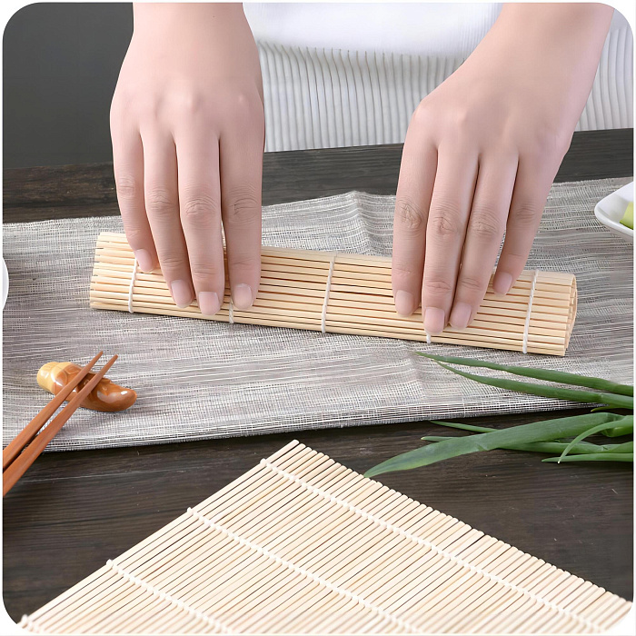 Бамбуковый коврик для приготовления роллов Ridberg 27 х 27 (Bamboo) купить в интернет-магазине icover