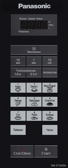 Panasonic NN-ST342MZPE - микроволновая печь (Silver) купить в интернет-магазине icover