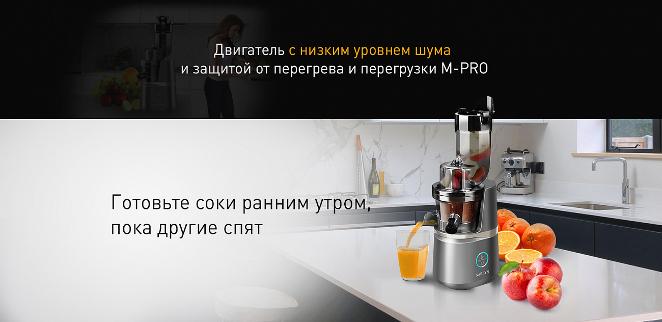 Соковыжималка Garlyn J700 Pro (Grey) купить в интернет-магазине icover
