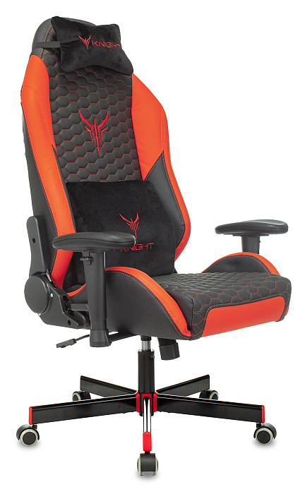 Игровое кресло Бюрократ Knight Neon (Black/Red) купить в интернет-магазине icover