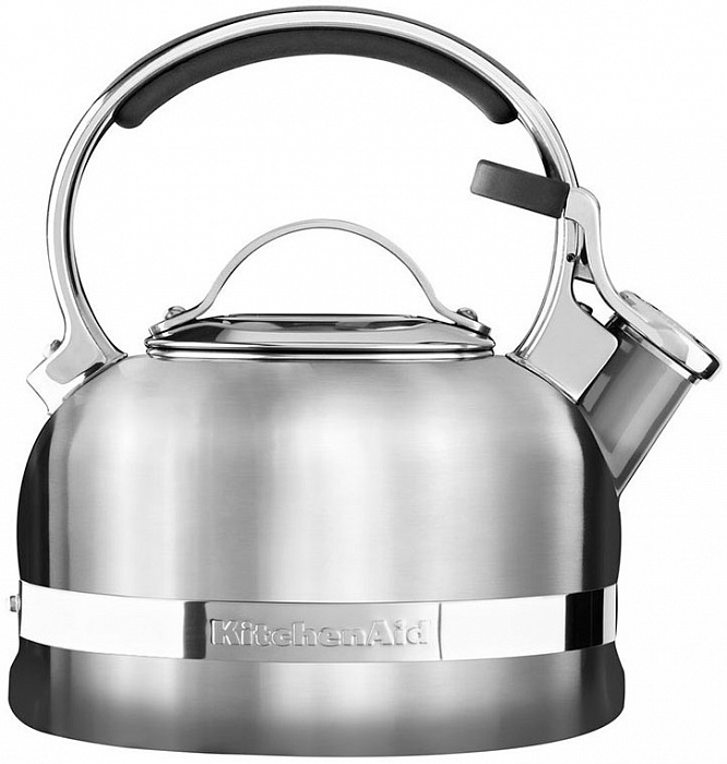 Чайник наплитный со свистком KitchenAid 2.0-Quart Kettle KTST20SBST (Pyrite) купить в интернет-магазине icover