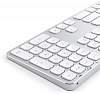 Беспроводная клавиатура Satechi Aluminium Bluetooth (ST-AMBKS-RU) русская раскладка (Silver) купить в интернет-магазине icover