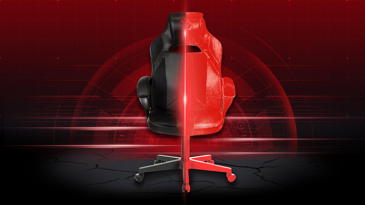 Игровое кресло A4Tech Bloody GC-200 (Black) купить в интернет-магазине icover