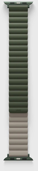 Ремешок Uniq Revix reversible Magnetic (45MM-REVGRNTPE) для Apple Watch 42/44/45 mm (Green/Taupe) купить в интернет-магазине icover