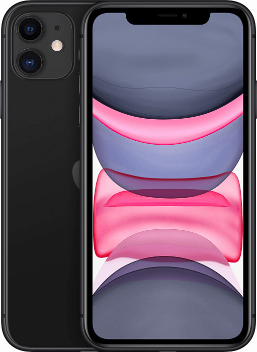 Смартфон Apple iPhone 11 128Gb MWM02RU/A (Black) купить в интернет-магазине icover