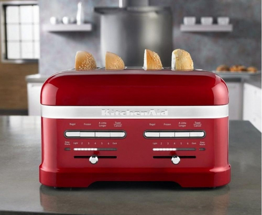 Тостер KitchenAid Artisan 5KMT4205ECA на 4 хлебца (Candy Apple) купить в интернет-магазине icover