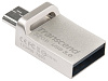 Флеш-накопитель Transcend JetFlash 880 32Gb USB 3.0/microUSB TS32GJF880S (Silver) купить в интернет-магазине icover