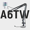 Игровой USB-микрофон Fifine A6T с RGB-подсветкой (White) купить в интернет-магазине icover
