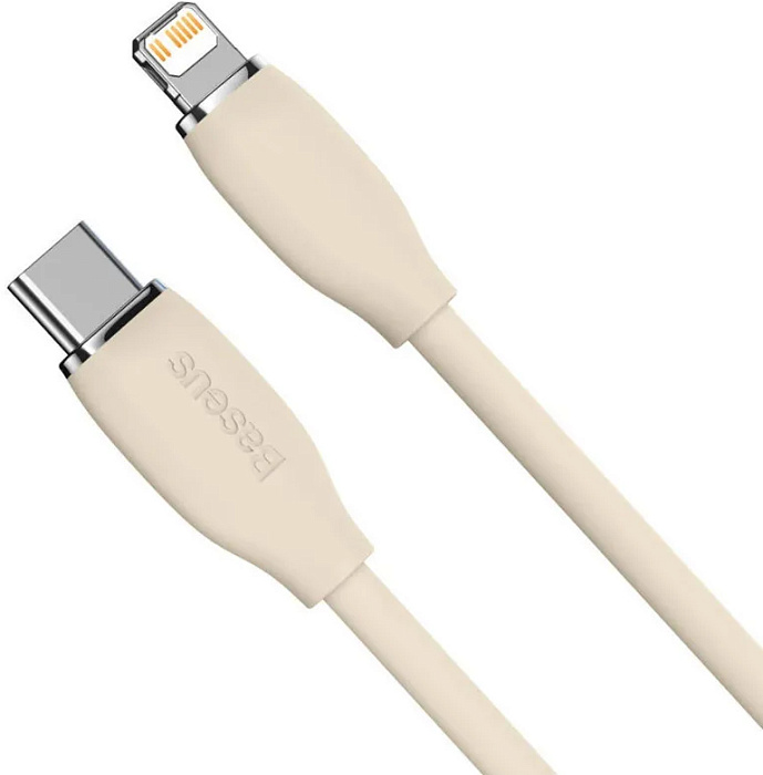 Кабель Baseus Jelly USB-C/Lightning 1.2m CAGD020004 (Pink) купить в интернет-магазине icover