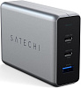Сетевое зарядное устройство Satechi Compact Gan Charger (ST-TC100GM-EU) 100W Type-C PD (Space Grey) купить в интернет-магазине icover