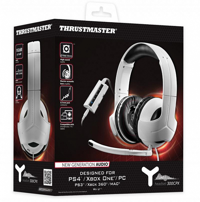 Thrustmaster Y300CPX Gaming Headset (4060077) - игровая гарнитура (White) купить в интернет-магазине icover