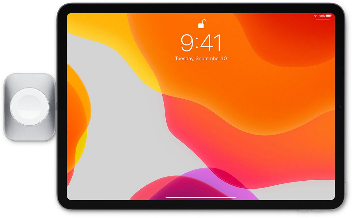 Беспроводное зарядное устройство Satechi USB-C 2-in-1 Wireless Charging Dock (ST-UC2WCDM) для Apple Watch и AirPods (Space Grey) купить в интернет-магазине icover