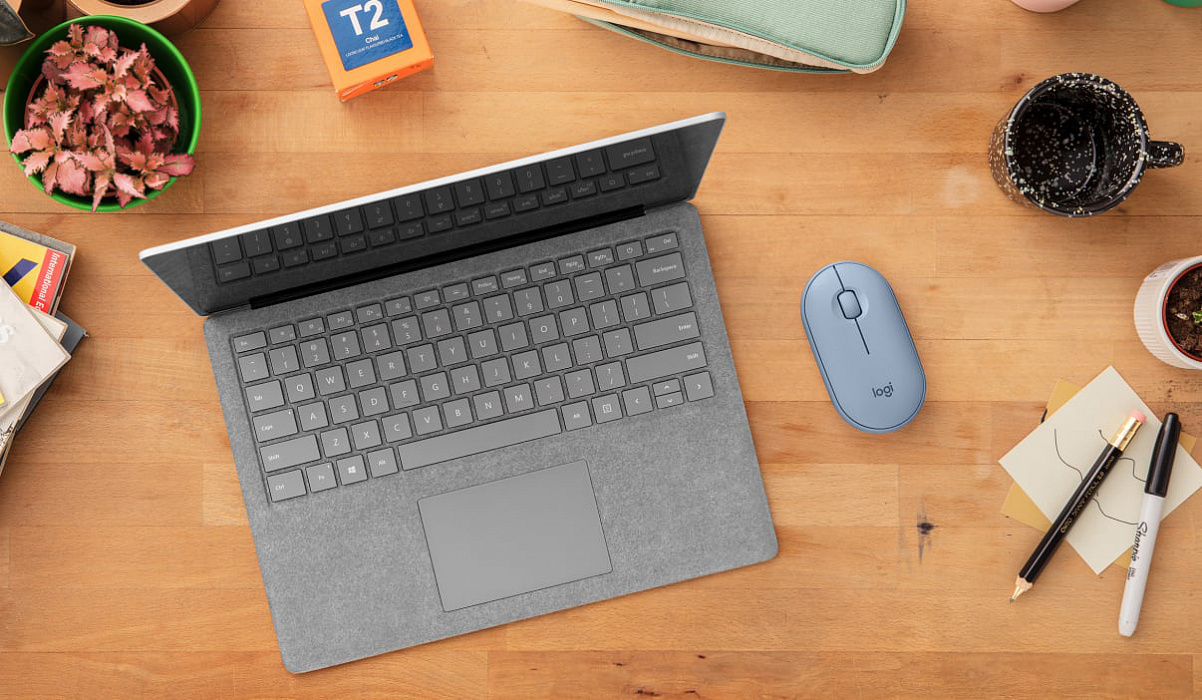 Беспроводная мышь Logitech Pebble M350 910-005718 (Graphite) купить в интернет-магазине icover