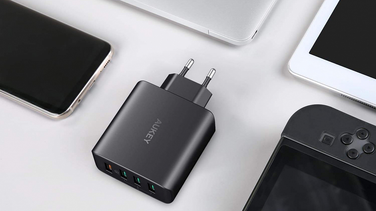 Сетевое зарядное устройство Aukey Wall Charger PA-T18 (Black) купить в интернет-магазине icover