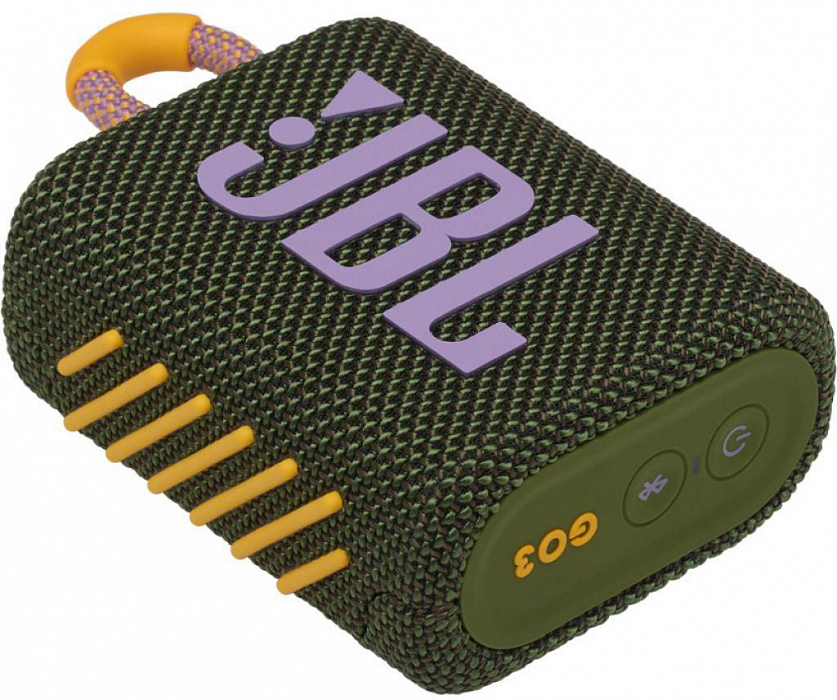 Портативная акустика JBL Go 3 (Green) купить в интернет-магазине icover