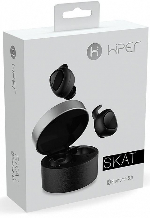 Bluetooth-наушники с микрофоном HIPER TWS Skat (Black) купить в интернет-магазине icover