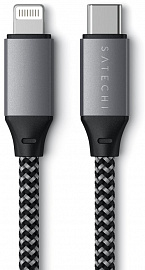 Купить кабель satechi st-tcl10m usb-c/lightning 25cm (space grey) в Москве. В нашем каталоге интернет-магазина icover.ru вы можете ознакомиться с ценами, подробным описанием, фотографиями и техническими характеристиками. Низкие цены. Высокое качество. Доставка по России. Заказать товары по телефону +7(495)229-39-50 Кабель Satechi ST-TCL10M USB-C/Lightning 25cm (Space Grey) купить в интернет-магазине icover