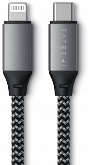 Кабель Satechi ST-TCL10M USB-C/Lightning 25cm (Space Grey)