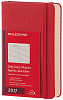 Ежедневник Moleskine Classic Pocket 2017 DHF212DC2Y17 (Red) купить в интернет-магазине icover