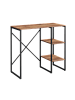 Стеллаж для стиральной машины RIDBERG COLORADO (Dark Oak/Black) купить в интернет-магазине icover
