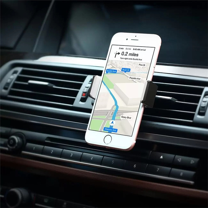 Держатель Ugreen LP120 (30283) Air Vent Mount Phone Holder (Black/Grey) купить в интернет-магазине icover