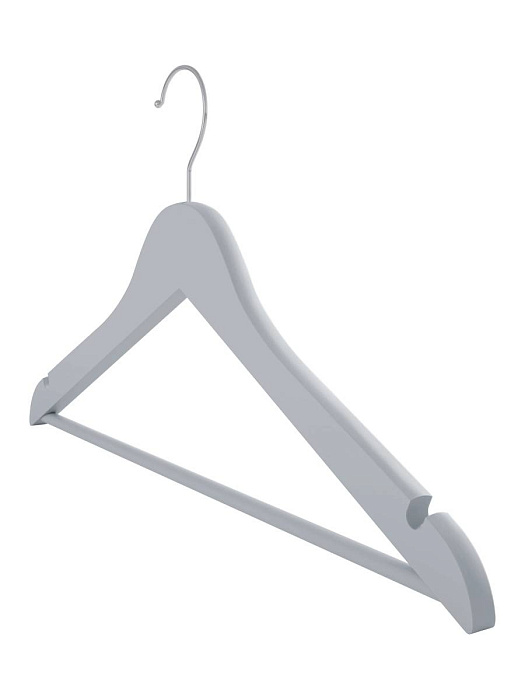 Вешалка-плечики для одежды Ridberg деревянные 20 шт. (Grey) купить в интернет-магазине icover