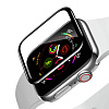 Защитное стекло Baseus Full-screen Curved Tempered Glass (SGAPWA4-H01) для Apple Watch series SE/6/4 44mm (Black) купить в интернет-магазине icover