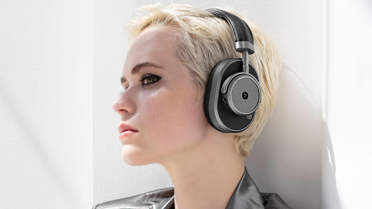 Bluetooth-наушники с микрофоном Master&Dynamic MW65 ANC (Gunmetal/Black Leather) купить в интернет-магазине icover