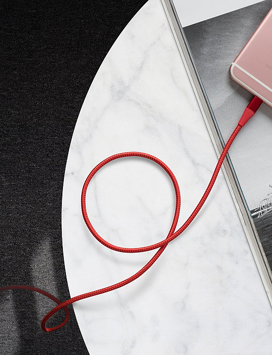 Кабель для iPhone, iPad Anker PowerLine+ II Lightning Cable 0.9 м (Red) купить в интернет-магазине icover