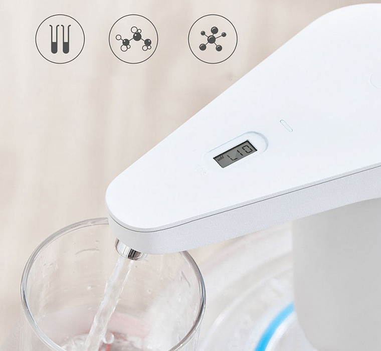 Автоматическая помпа с датчиком качества воды Xiaomi Xiaolang TDS Automatic Water Feeder (HD-ZDCSJ01) купить в интернет-магазине icover