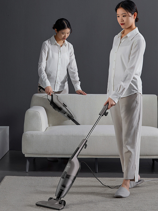 Вертикальный пылесос Deerma DX600S Combo (Grey) купить в интернет-магазине icover
