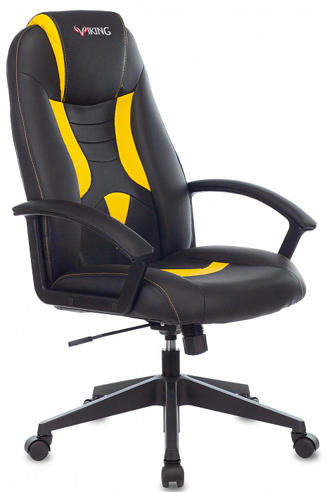 Игровое кресло Бюрократ VIKING-8 (Black/Yellow) купить в интернет-магазине icover