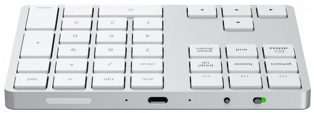 Беспроводная клавиатура Satechi Bluetooth Extended Keypad ST-XLABKS (Silver) купить в интернет-магазине icover
