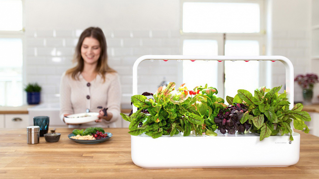 Умный сад Click & Grow Smart Garden 9 (White) купить в интернет-магазине icover
