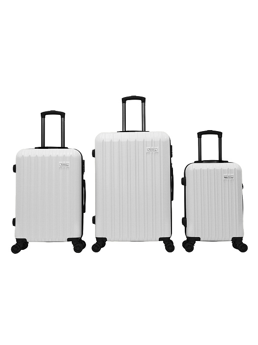 Комплект чемоданов Ridberg Discover L+M+S (White/Black)  купить в интернет-магазине icover