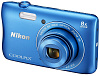 Фотоаппарат Nikon Coolpix S3700 (Blue) купить в интернет-магазине icover