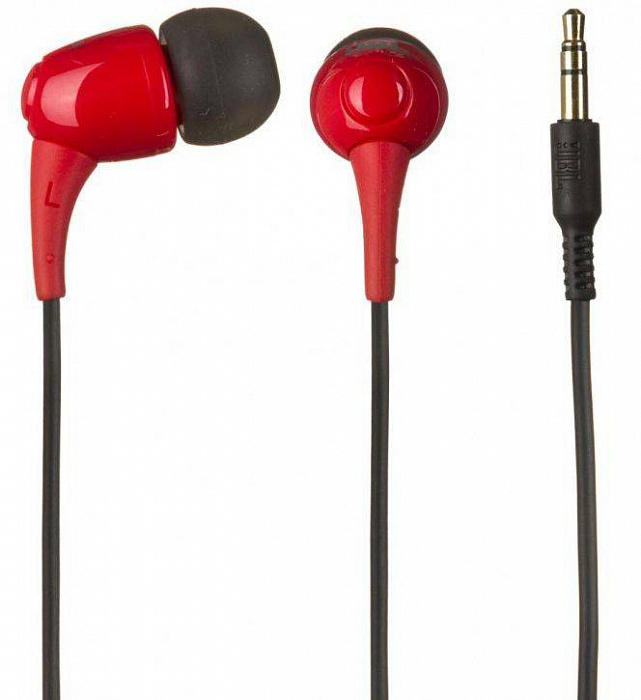 Наушники с микрофоном JBL T100 (Red) купить в интернет-магазине icover