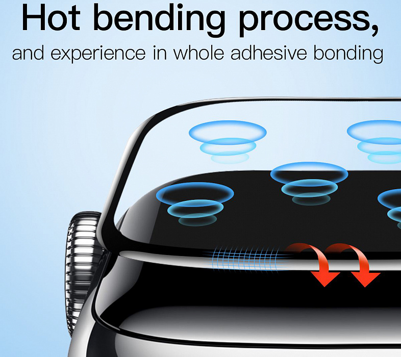 Защитное стекло Baseus Full-screen Curved Tempered Film (SGAPWA4-A01) для Apple Watch series 4 40mm (Black) купить в интернет-магазине icover