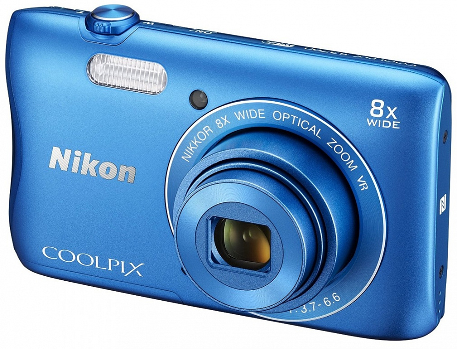 Фотоаппарат Nikon Coolpix S3700 (Blue) купить в интернет-магазине icover
