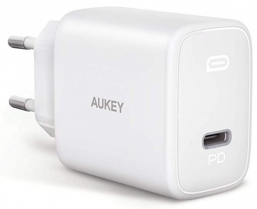 Сетевое зарядное устройство Aukey Swift PD 20W USB-C PA-F1S (White) купить в интернет-магазине icover