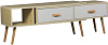 Тумба под ТВ Ridberg HOFLAND раздвижная 120/198 x 30 x 42 см (White) купить в интернет-магазине icover